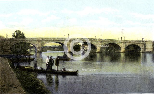 Kingston upon Thames Bridge, London, 20th Century. Artist: Unknown