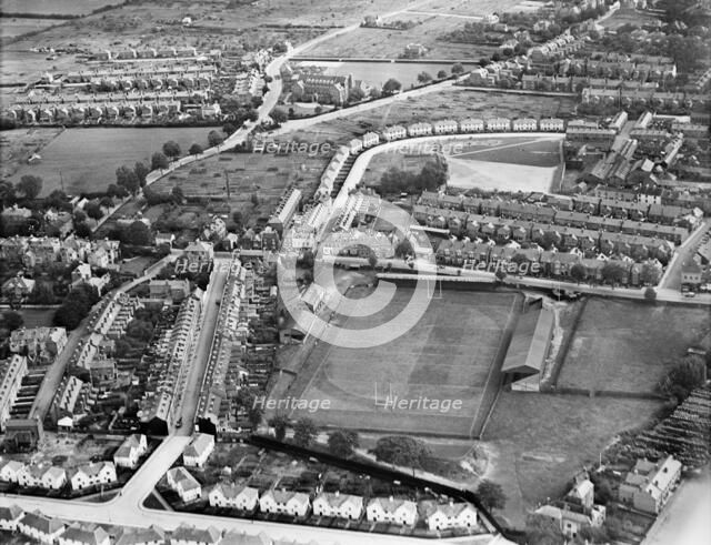 Kingsholm Stadium, Gloucester, Gloucestershire, 1928. Artist: Unknown.