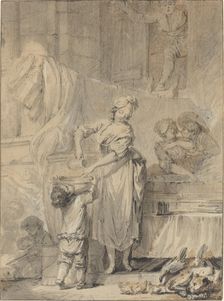Kindly Martine, 1760s. Creator: Pierre Antoine Baudouin