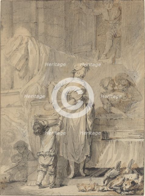 Kindly Martine, 1760s. Creator: Pierre Antoine Baudouin.