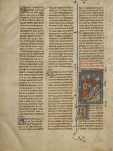 King Tanor Placing his Child in a Well, about 1320-1340. Creator: Unknown