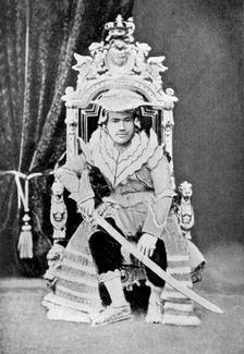 King Thibaw of Burma in full court dress, c1900, (c1920)