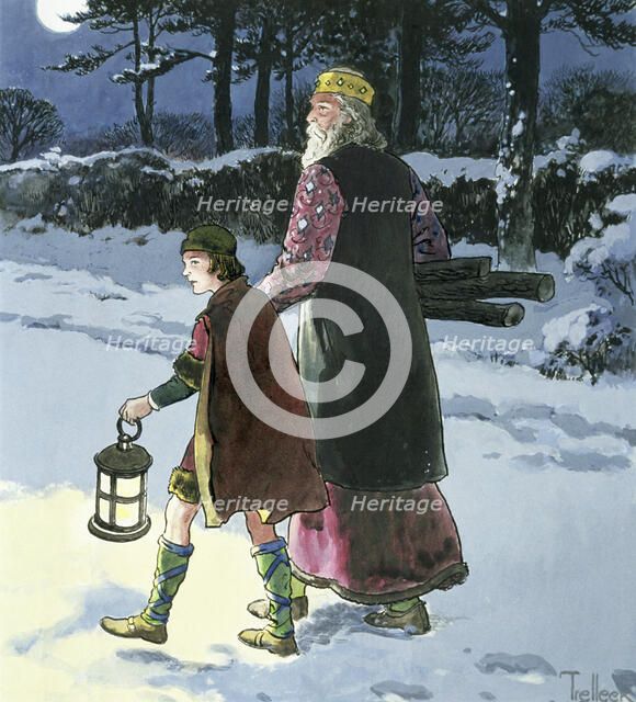 King Wenceslas, 10th century (c1900). Artist: Trelleek