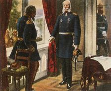 King Wilhelm and Emperor Napoleon after the Battle of Sedan, 2 September 1870, (1936). Creator: Unknown
