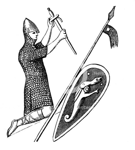 King William as represented on his seal, (1870). Artist: Unknown