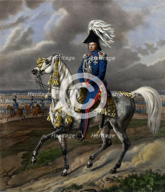King William I of Württemberg (1781-1864) , ca 1845.
