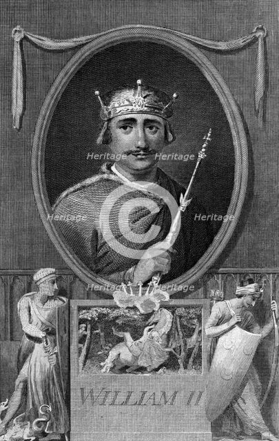 King William II of England, (1788).Artist: J Collyer