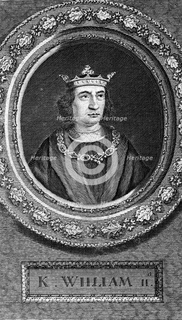 King William II.Artist: George Vertue