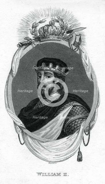 King William II.Artist: J Chapman