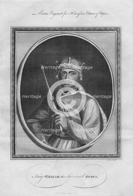King William II (William Rufus), 1786.  Artist: Anon.