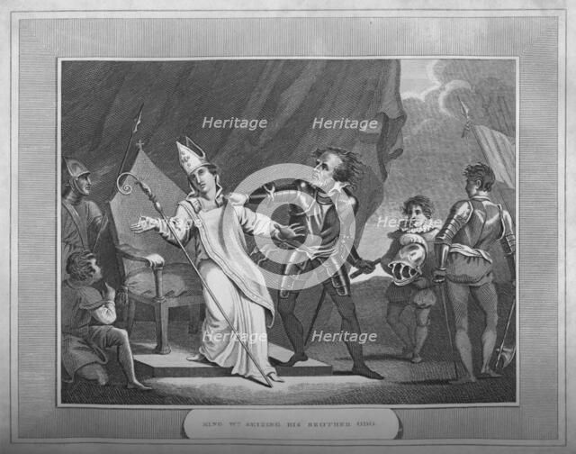 'King William Seizing His Brother Odo', 1838. Artist: Unknown.