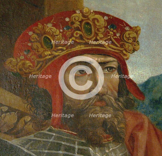 King Wladyslaw II. Jagiello (Detail), ca 1530. Artist: Anonymous  