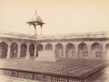 King Akbar's Tomb, Agra, 1860s-70s. Creator: Unknown