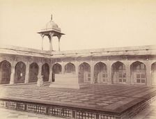 King Akbar's Tomb, Agra, 1860s-70s. Creator: Unknown