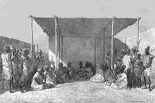 'King Ahmadou at a "Palaver."; Journey from the Senegal to the Niger 1875. Creator: Unknown