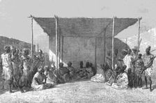 'King Ahmadou at a "Palaver."; Journey from the Senegal to the Niger 1875. Creator: Unknown
