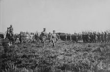 King Albert & Gen. Foch, 7 Oct 1918. Creator: Bain News Service