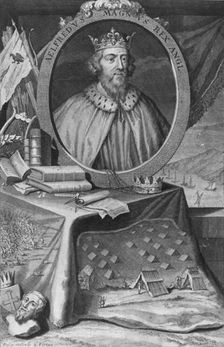 King Alfred, 1733. Creator: George Vertue
