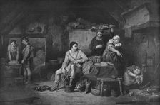 King Alfred in Neatherd Cottage 1806, (1912). Artist: David Wilkie