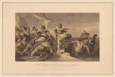 King Alfred Inciting The Anglo Saxons (1878). Artist: Herbert Bourne