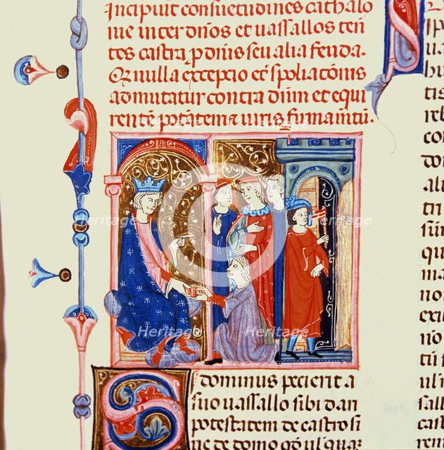 King Alphonse II (1152-1196), confirmation of Privileges of sales to the merchants of the city of…
