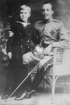 King and Crown Prince of Spain, 1915, 1915. Creator: Bain News Service