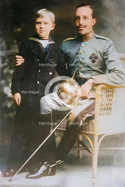 King and Crown Prince of Spain, 1915, 1915. Creator: Bain News Service.