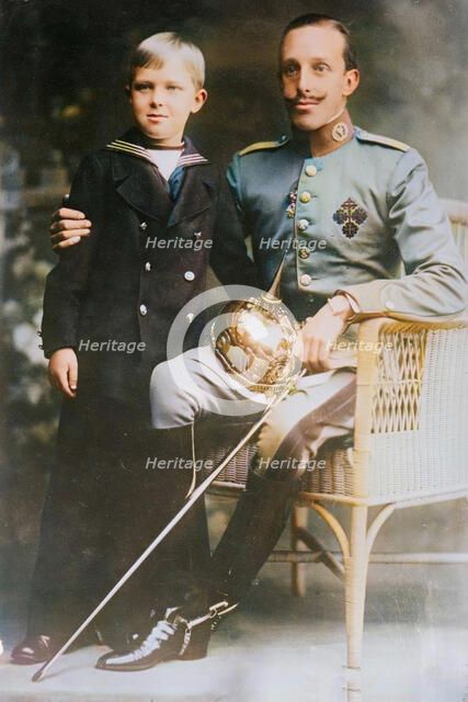 King and Crown Prince of Spain, 1915, 1915. Creator: Bain News Service.