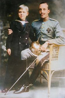 King and Crown Prince of Spain, 1915, 1915. Creator: Bain News Service