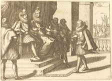 King and Queen in Consultation about the Turks, 1612. Creator: Jacques Callot