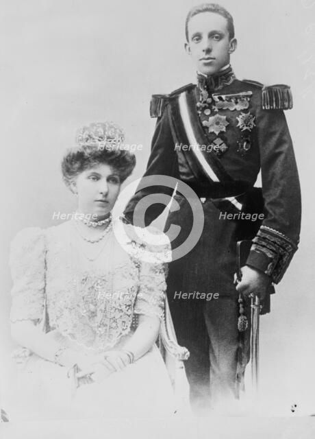 King and Queen of Spain, 1910. Creator: Bain News Service.