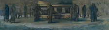 King Arthur at Avalon (Study), 1890. Creator: Sir Edward Coley Burne-Jones