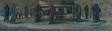King Arthur at Avalon (Study), 1890. Creator: Sir Edward Coley Burne-Jones