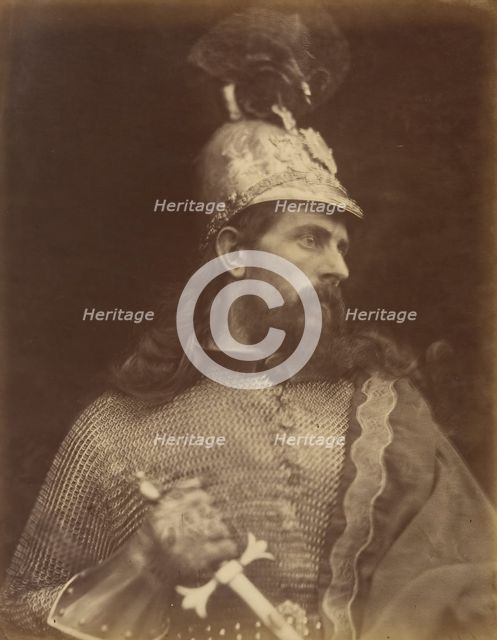 King Arthur, September 1874. Creator: Julia Margaret Cameron.