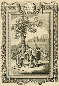 King Athelstan saving the Life of his Father, Edward the Elder... c1786. Creator: William Walker