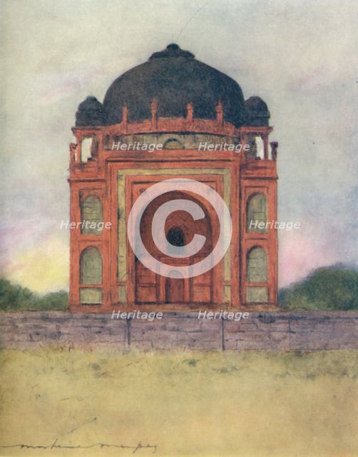 'King Babar's Tomb', 1905. Artist: Mortimer Luddington Menpes.
