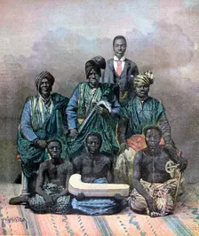 King Behanzin of Dahomey, 1893. Creator: F Meaulle
