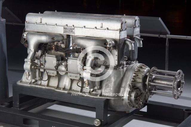 King-Bugatti U-16 Engine, 1919. Creator: Duesenberg Motors Corporation.