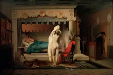 King Candaules after 1859. Artist: Jean-Leon Gerome