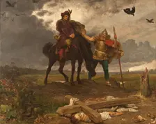 King Casimir I the Restorer Returning to Poland, 1893. Creator: Gerson, Wojciech (1831-1901)