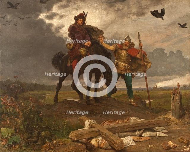 King Casimir I the Restorer Returning to Poland, 1893. Creator: Gerson, Wojciech (1831-1901).