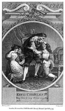 King Charles I (1600-1649), 1793.Artist: William Satchwell Leney