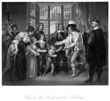 King Charles I (1600-1649) and his children