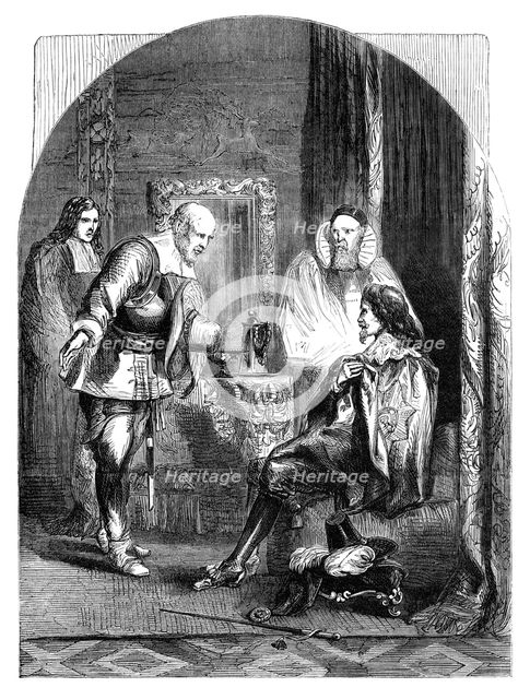 King Charles I (1600-1649) being summoned to his execution, c1902. Artist: Unknown