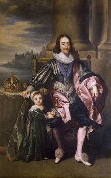King Charles I and Prince Charles 17th century