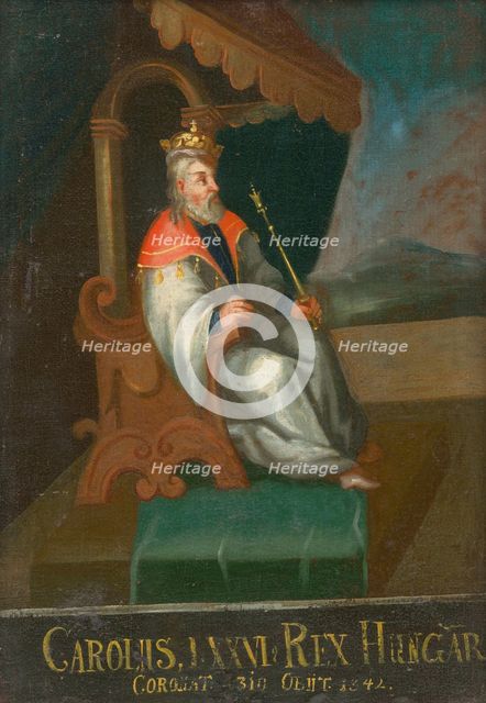 King Charles I of Hungary and Croatia (1288-1342), First half of the 18th cent.. Creator: Anonymous.