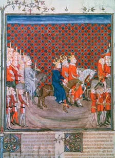 King Charles IV entering Paris, (1375-1379)
