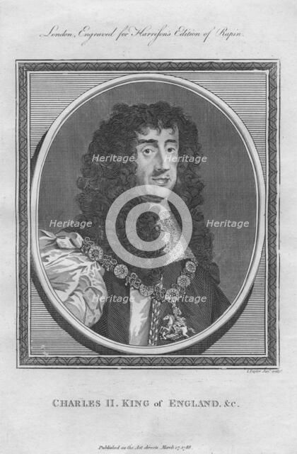 King Charles II, 1788.  Artist: Anon.