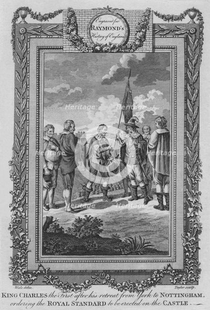 'King Charles the First after his retreat from York to Nottingham', c1787. Artist: Unknown.