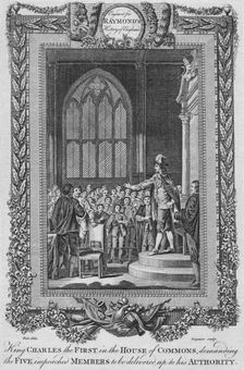 King Charles the First in the House of Commons c1787